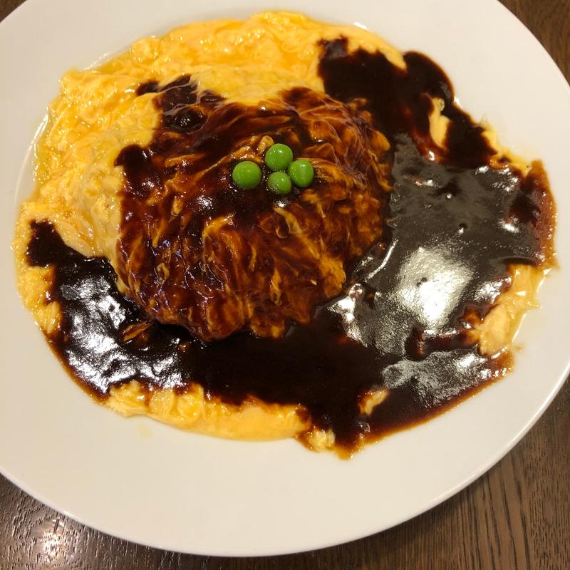 花咲オムライス(洋食亭ブラームス 自由が丘メルサ店)