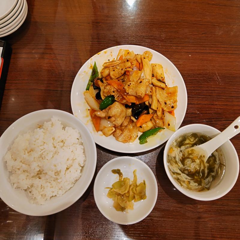 豚肉の豆豉ソース炒め(好記園)