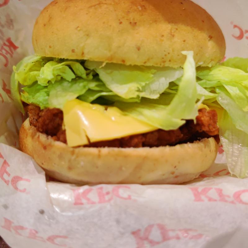 辛旨バッファローチキンバーガー(ケンタッキーフライドチキン港南台店)