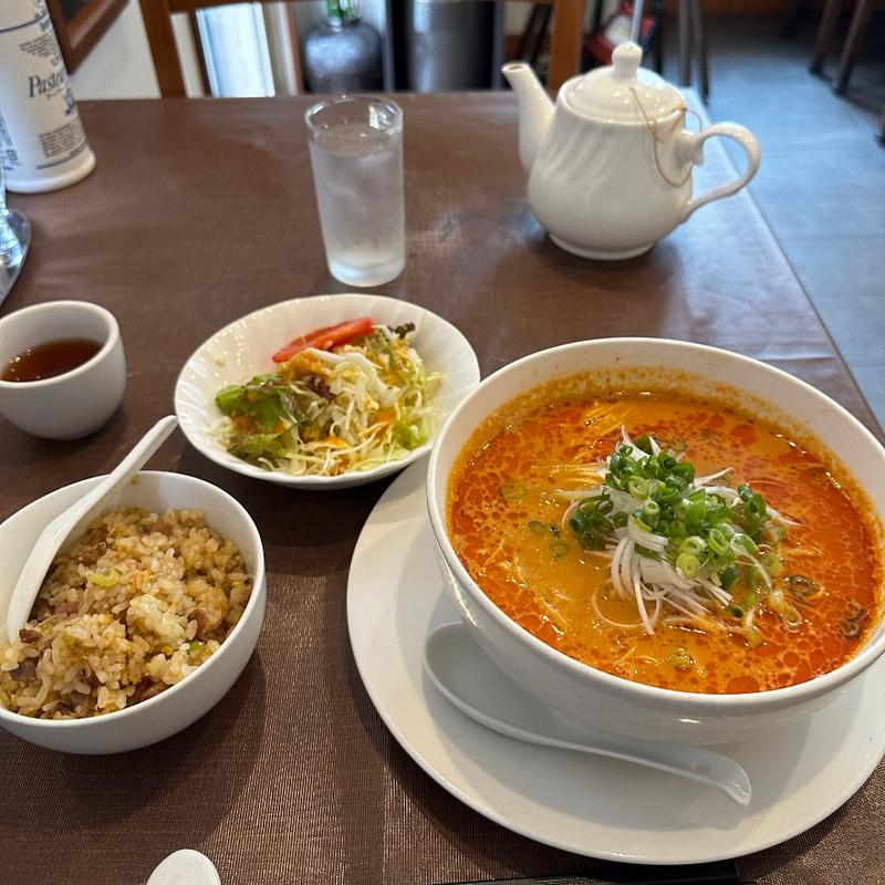 坦々麺セット(廣東DINING TAKU)