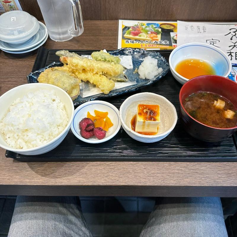 てんぷら定食(駅前六甲道店)