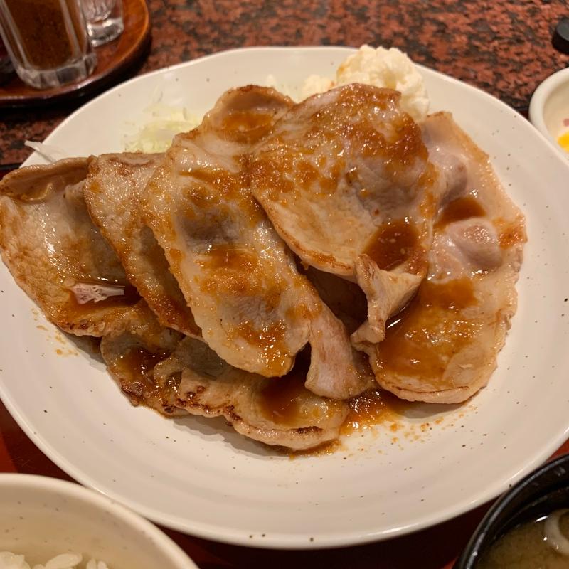 生姜焼定食(浪花ろばた 八角 横浜ポルタ店 （なにわろばた はっかく）)