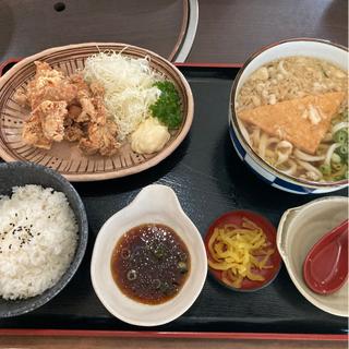 ざる若鳥の立田揚げ膳(ダイキチ 泉北和田店)