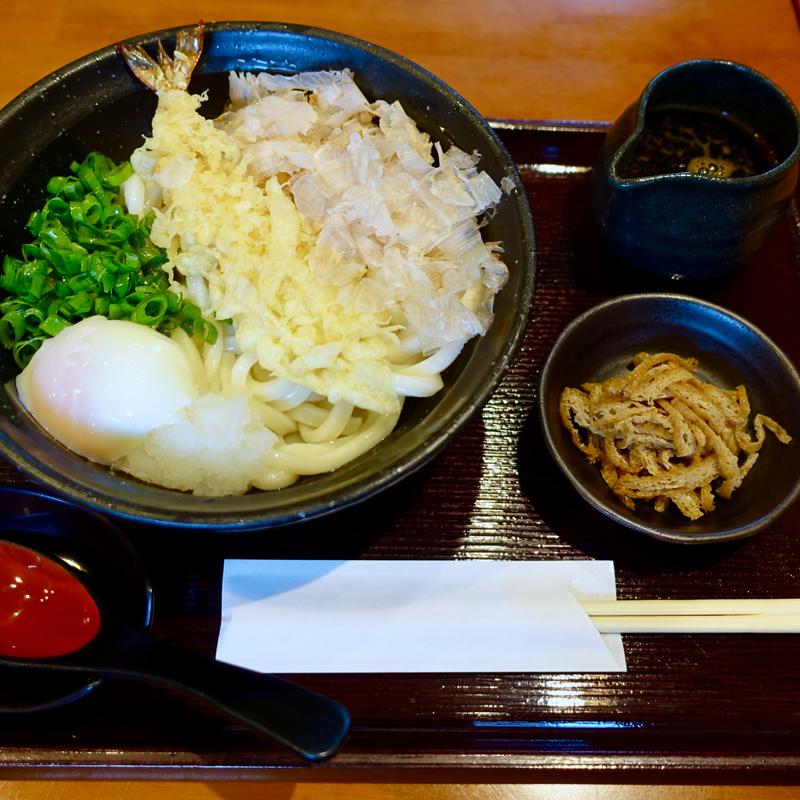 天ぷらぶっカレー（冷）(讃岐うどんやさか)