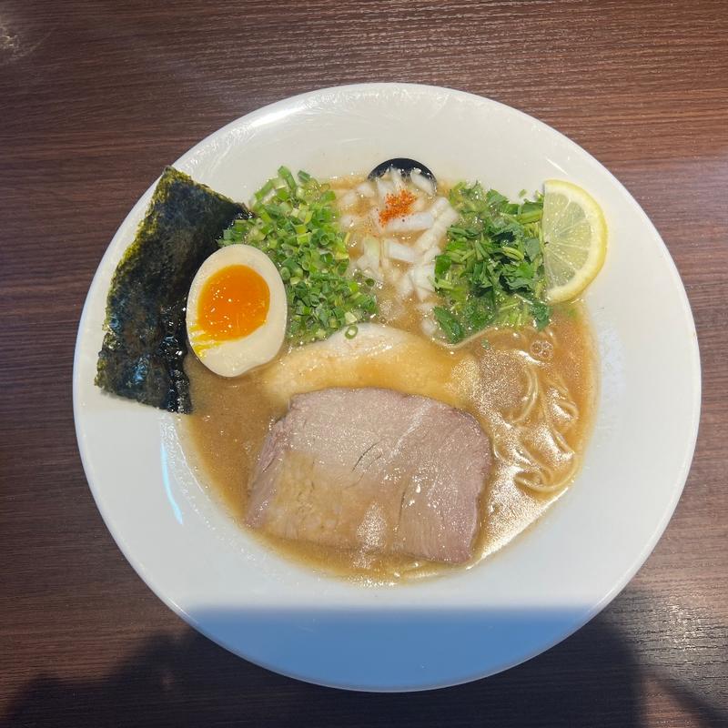 鯛清湯そば(らーめん　鞍)