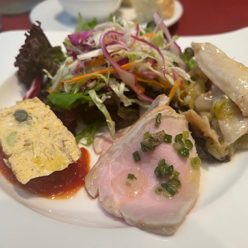 有機野菜と前菜3種の盛り合わせ(TRATTORIA ARIETTA（トラットリア アリエッタ）)