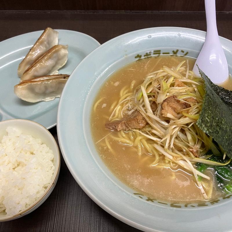 醤油ネギラーメン餃子セット(椿 （ツバキ）)