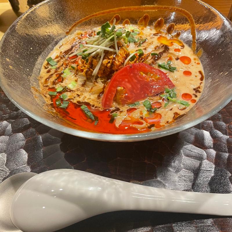 限定 冷やし坦々鶏そば(饗 くろ㐂)