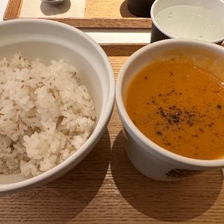 朝のスープセット(オマール海老のビスク)(Soup Stock Tokyo アトレ大森店)