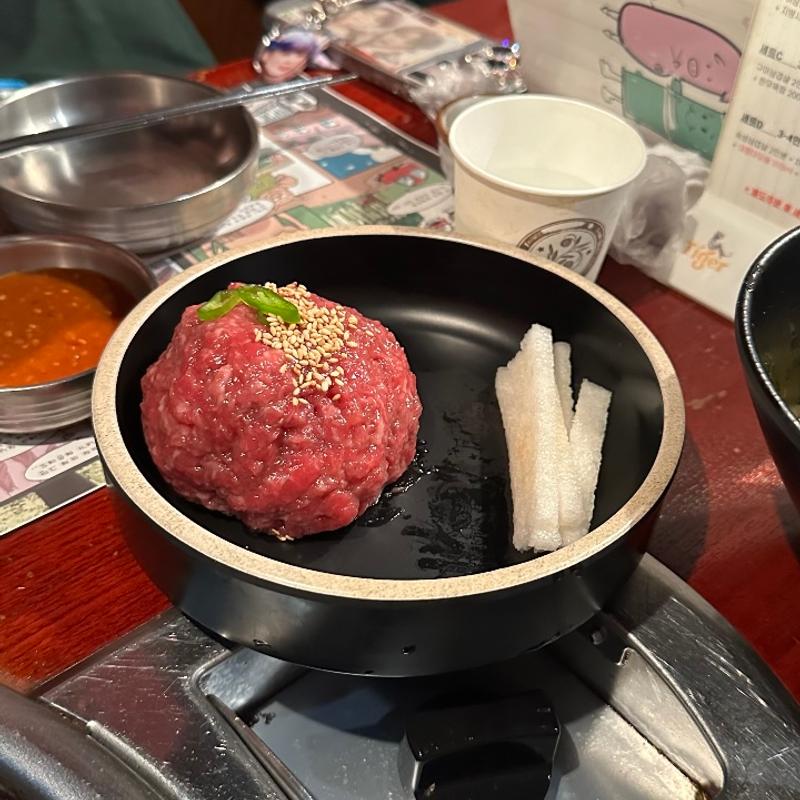 ユッケ(竹統領サムギョプサル)