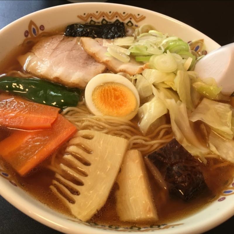 五目ラーメン(中華そば 河畔)