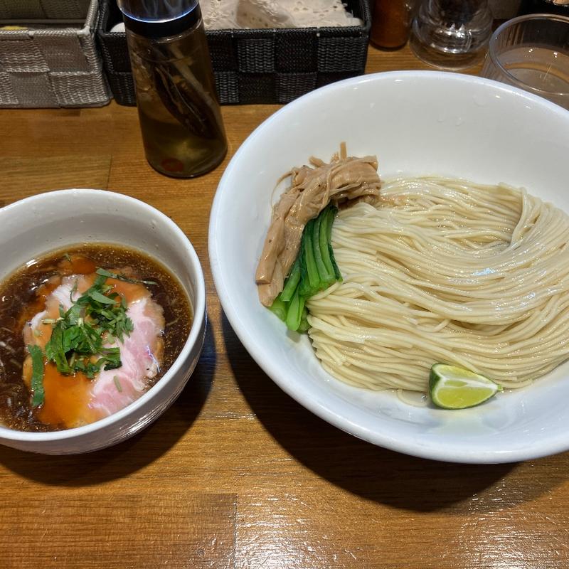 煮干水の冷やつけめん (中華そばや 和凡)