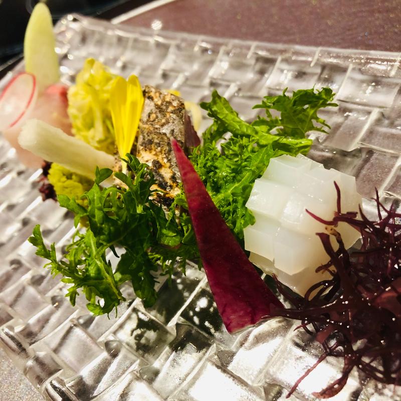 向附　サラダ盛り_夜会席記念日プラン(城山ガーデンズ　水簾 )