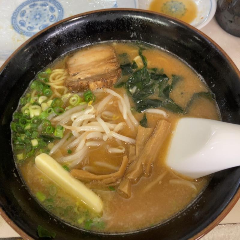 味噌バターラーメン(ラーメン広場 麺福)