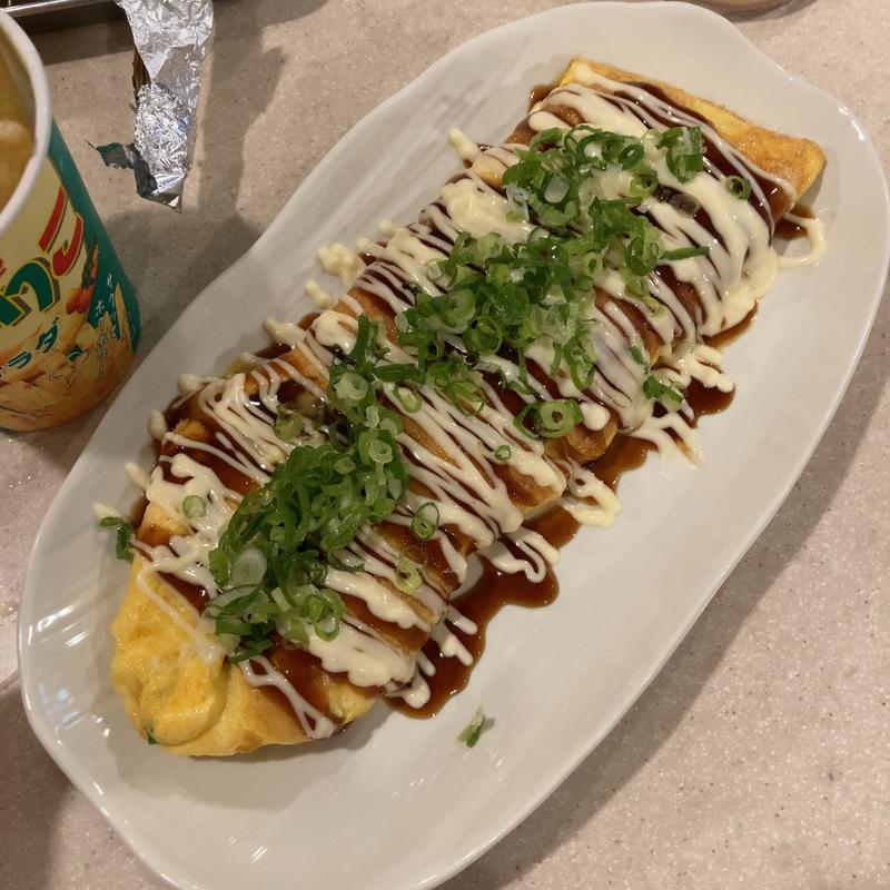 葱まみれチー平焼き(串カツ田中 仙台店)