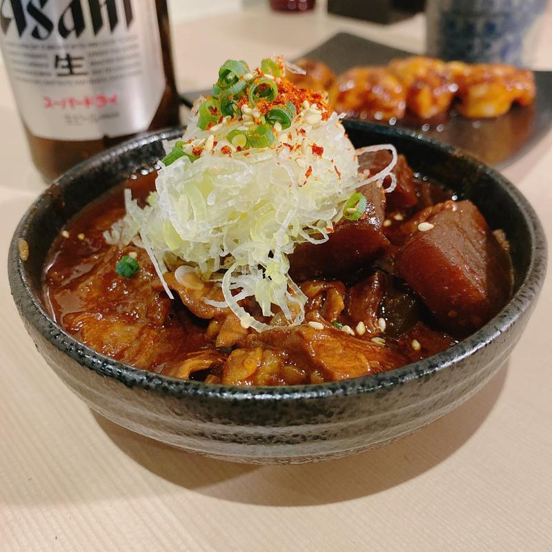 どて煮(炭火焼肉TOMOSホルモン 大曽根店)