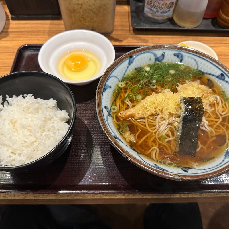 (若菜そば 阪急十三店)