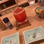 青山椒香るスイカのソルティドッグ(Bar和ごころ赤坂)