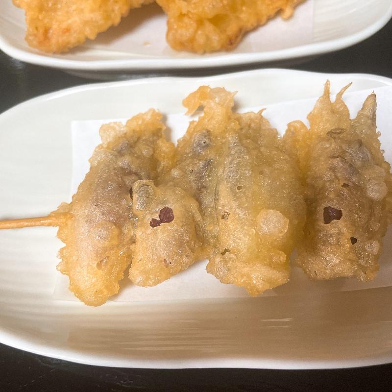 ミョウガ天ぷら(田舎 うどん てつ)