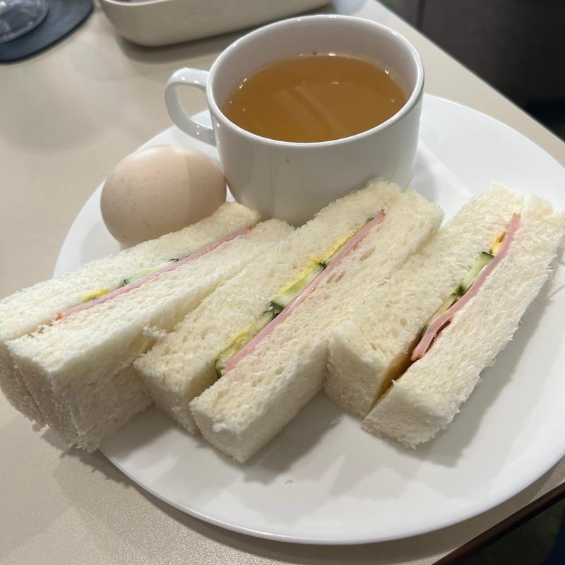 ハムキュウリサンド(ルノアール 横浜関内駅前店)