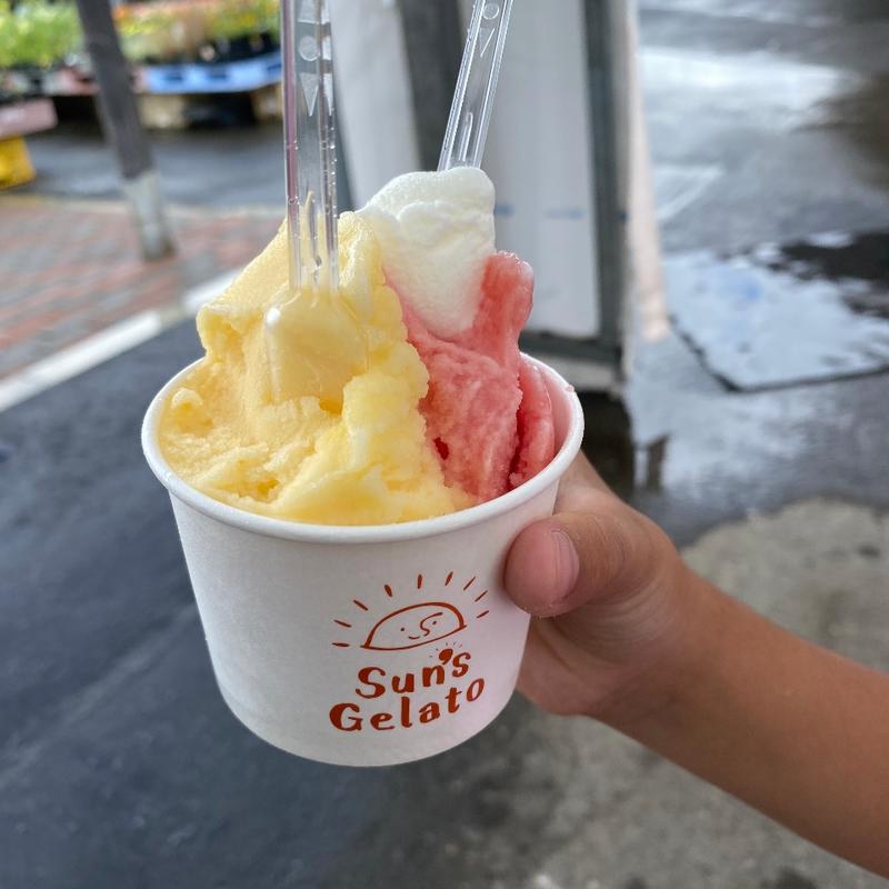 スイカとオレンジのジェラート(Sun's Gelato)