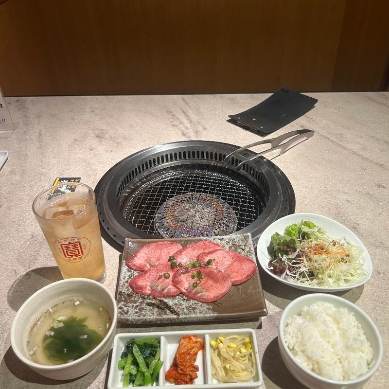 上タン塩ランチ(焼肉桜苑)