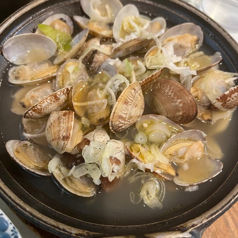 あさりの酒蒸し(とん金)