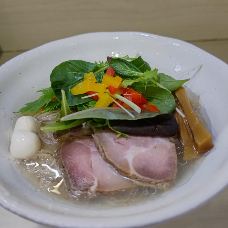 貝と鯛のカッペリーニ(麺や魁星)