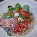 貝と鯛のカッペリーニ(麺や魁星)