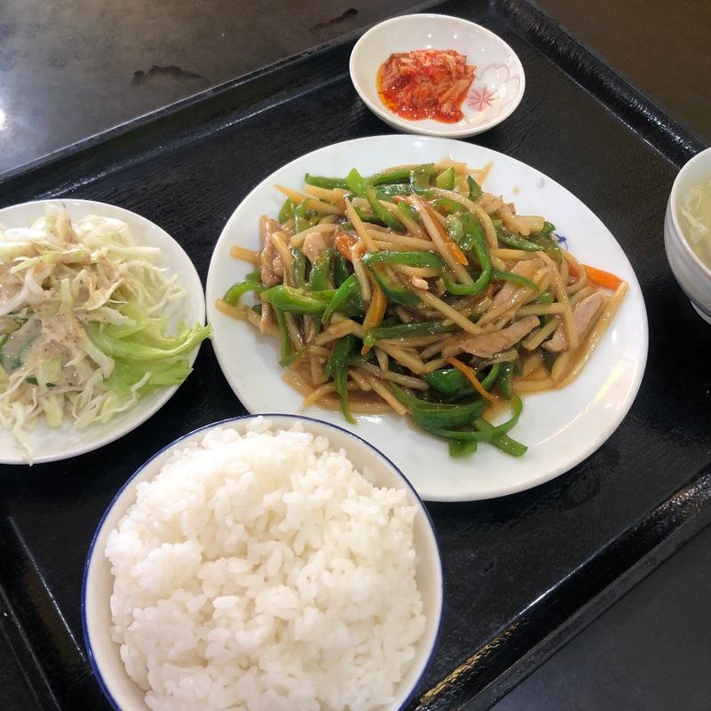 日替わり青椒肉絲ランチ(長城飯店 町田店)