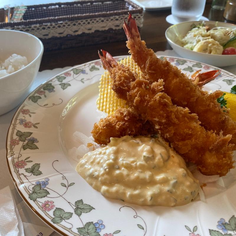 エビフライセット(ぐりる南蛮亭)