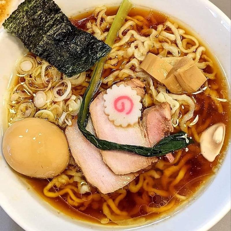 味玉入り手打ち中華(アサガキタ)