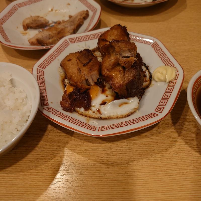 ベーコンエッグ定食(Heart Restaurant 安ざわ家 本店)