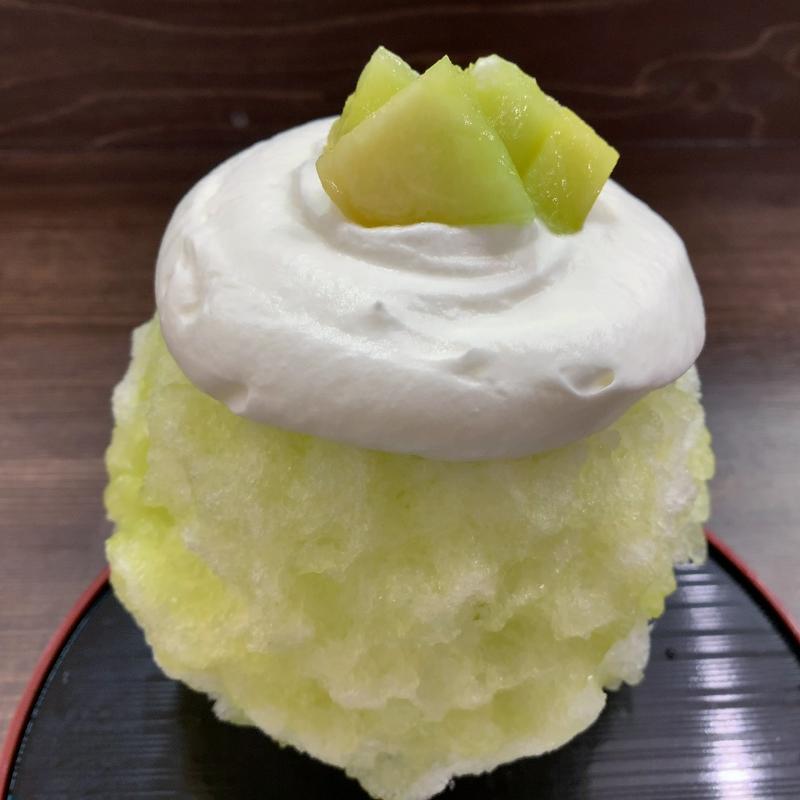 ぜいたく生メロン(天然かき氷 氷の音)