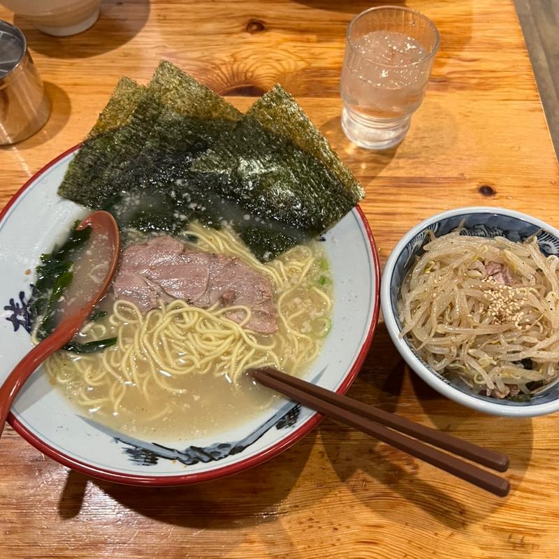 塩ラーメン、もやし丼(椿　ラーメンショップ 木立店 )