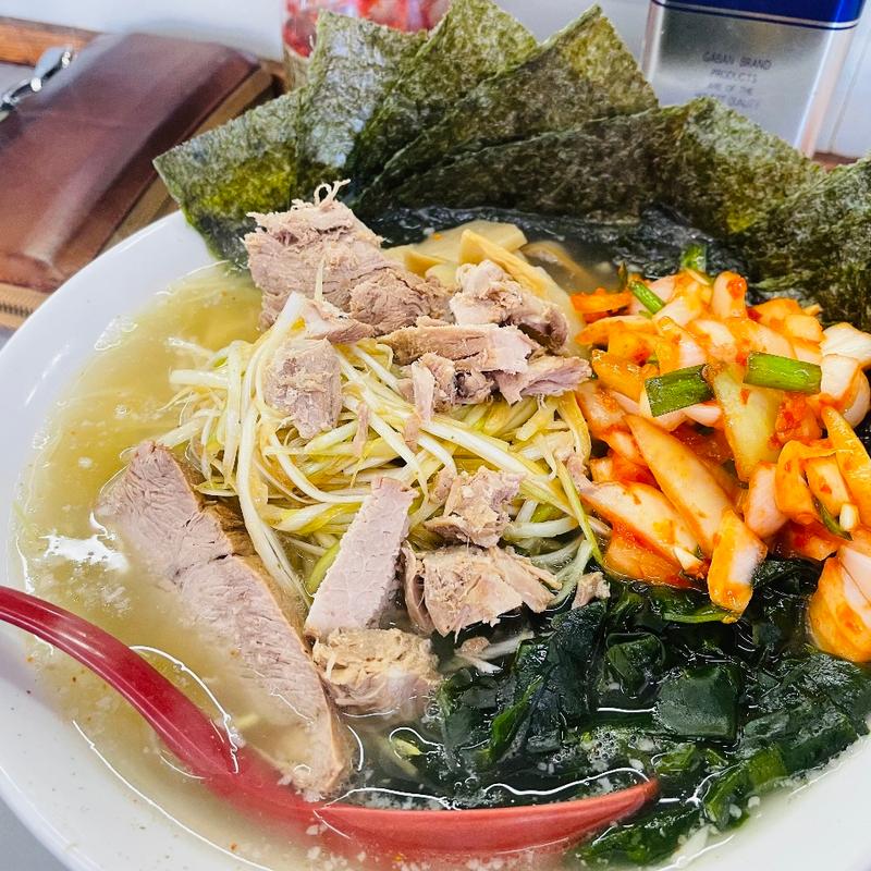 サービス塩ラーメン＋海苔＋わかめ(ラーメンショップ 122号騎西店)