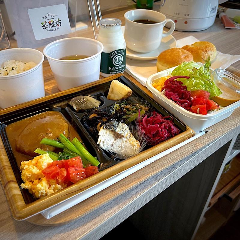 茶蔵坊のヘルシー朝食(創作茶屋 茶蔵坊)