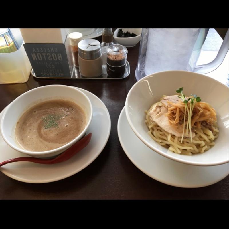 うにつけ麺(ワンタンメンの満月 酒田本店)