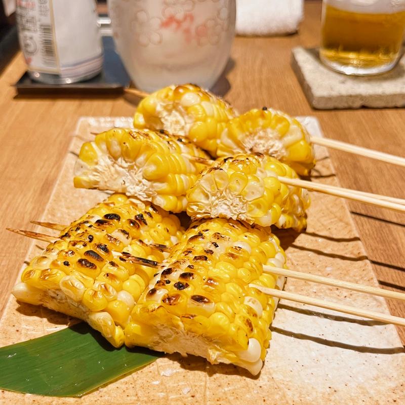 もろこし炭火焼(炭火串焼き こうめさん)