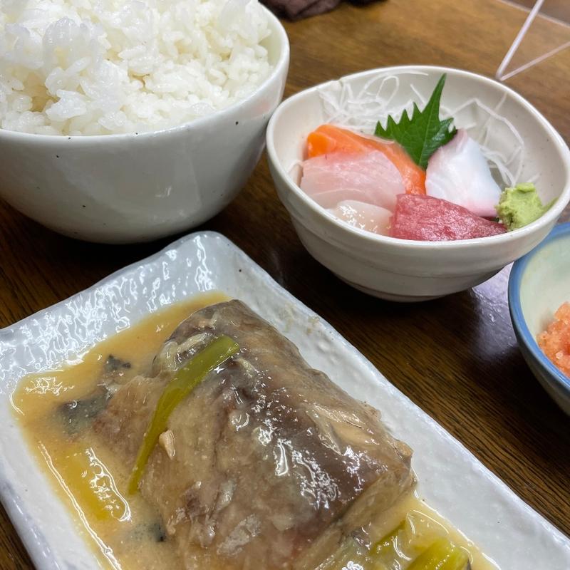サバ味噌刺身定食(魚力)
