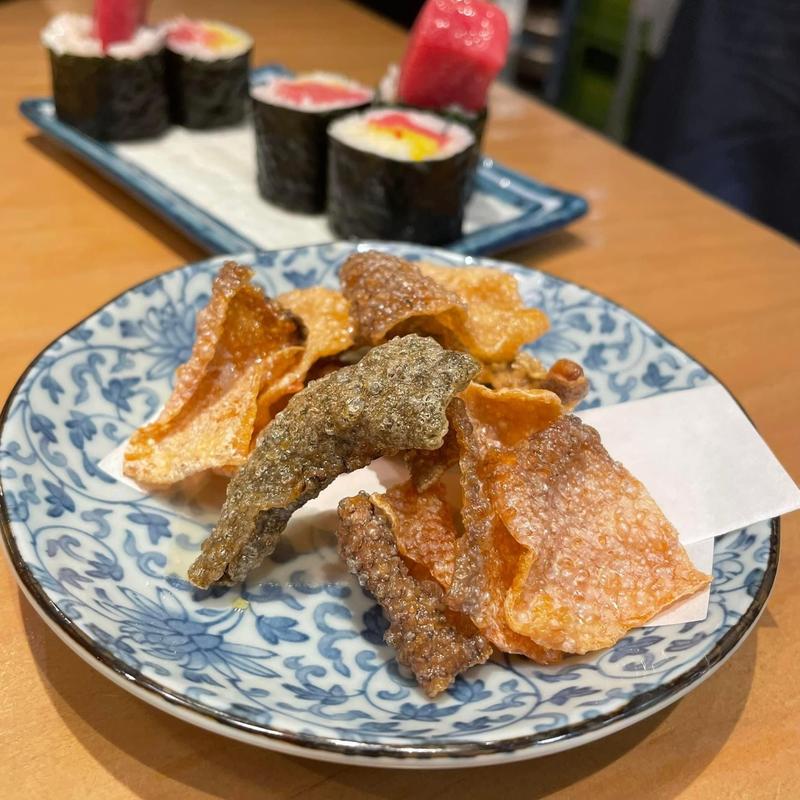 皮せんべい(すし酒場 さしす)