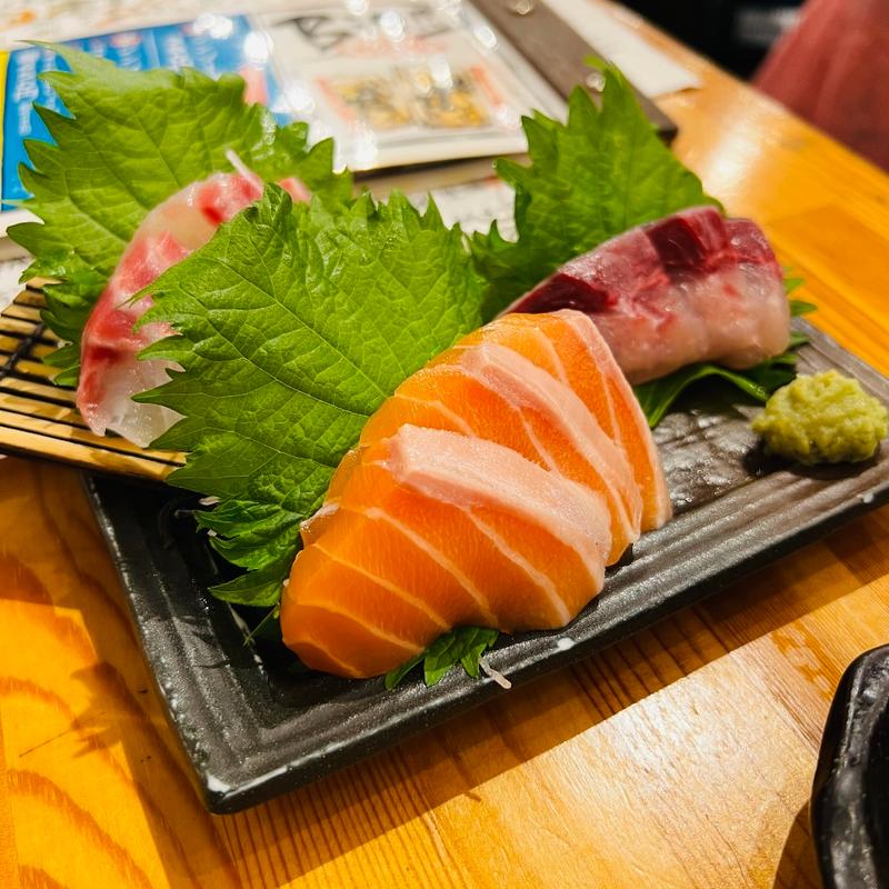 刺身三種盛り(とっつぁん 南森町店)