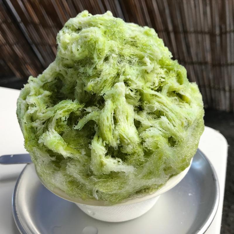宇治ミルクかき氷(野口商店)