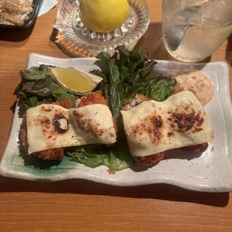 ささみとしそのチーズ揚げ(くろおび )