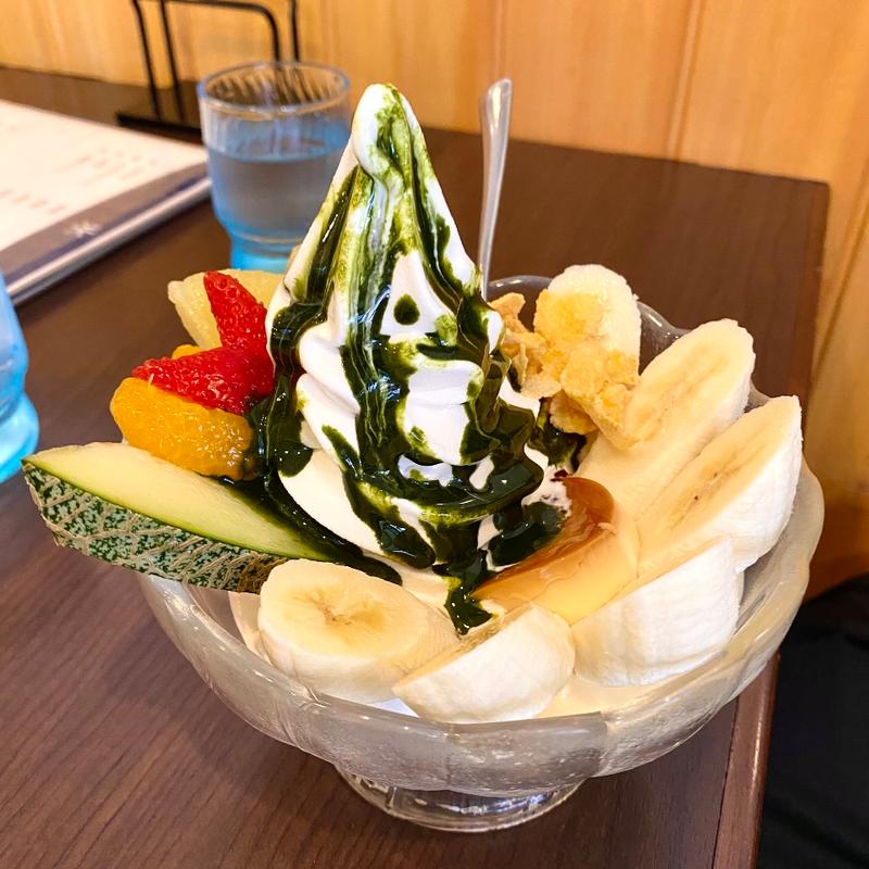 抹茶プリンソフト(カドヤ 東店)