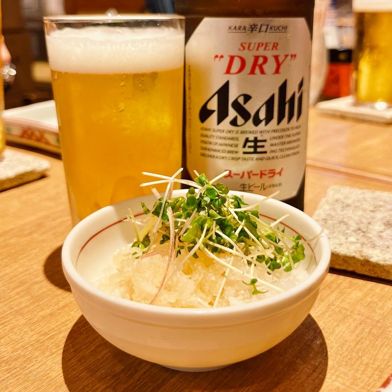 お通し(炭火串焼き こうめさん)