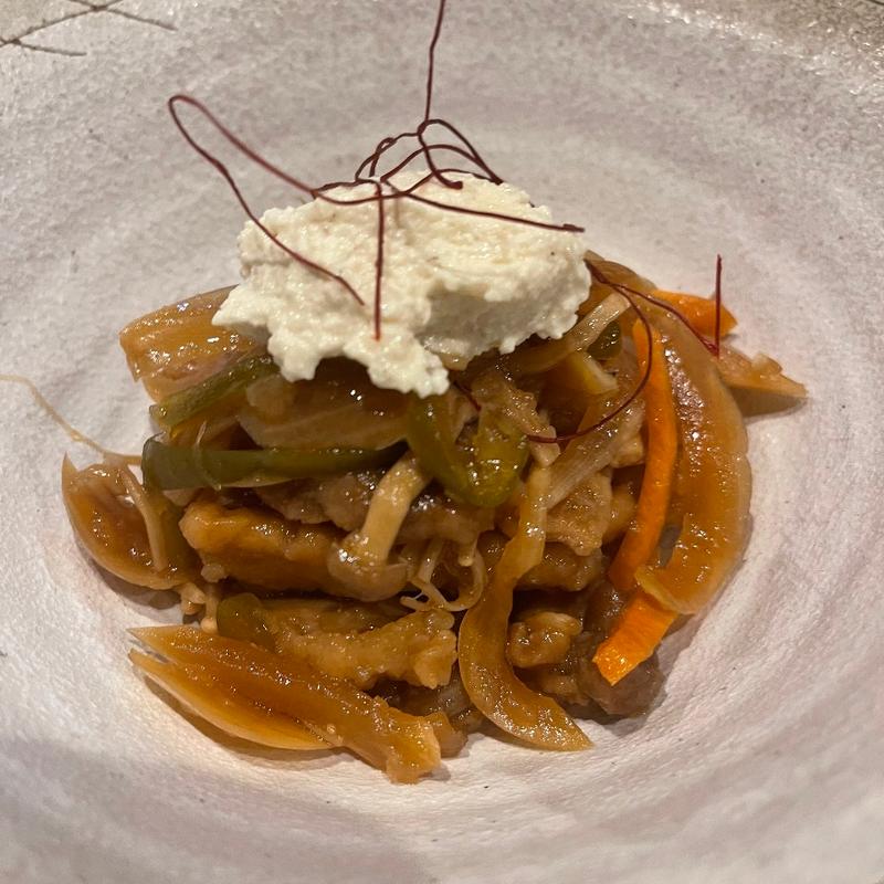 地鶏の南蛮酢 (豆腐のタルタルのせ)(わげんや )