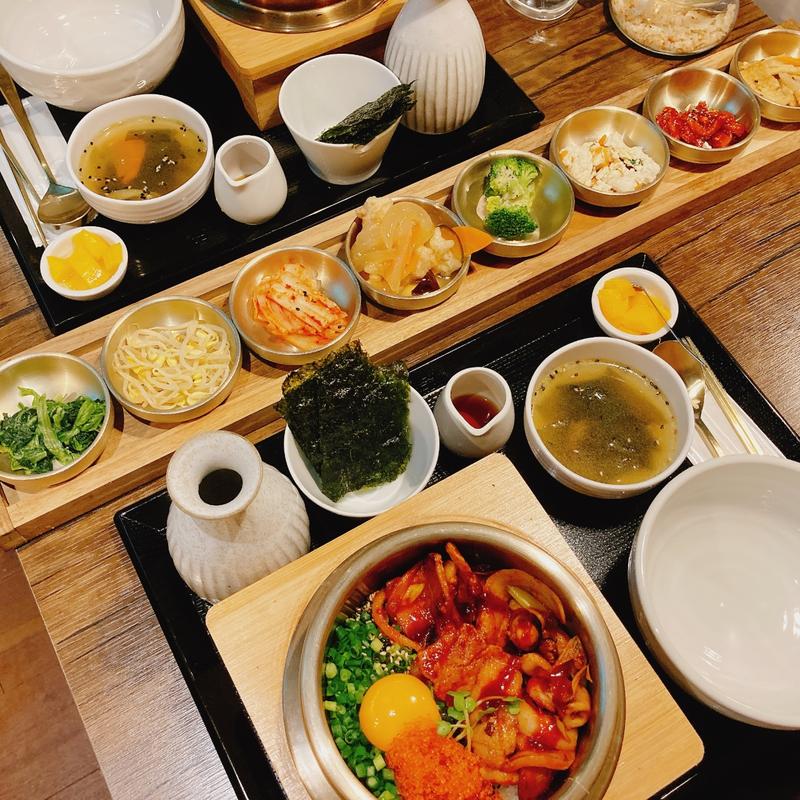 チュクミサムギョプサル釜飯定食 (新大久保 プレミアム韓国式釜飯専門店 ソシロダ)