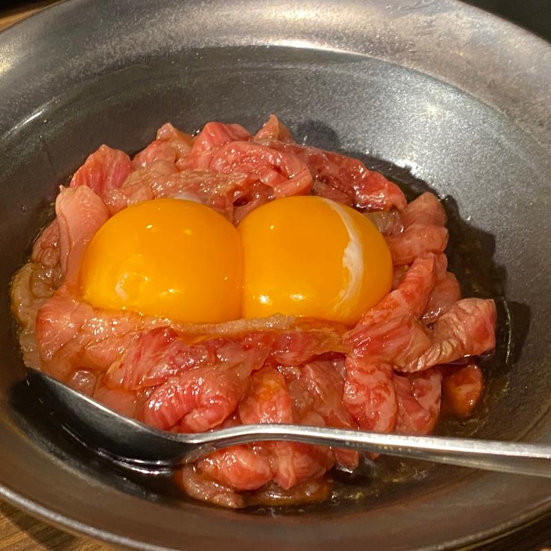 ユッケ(焼肉とどろき 渋谷神泉店)