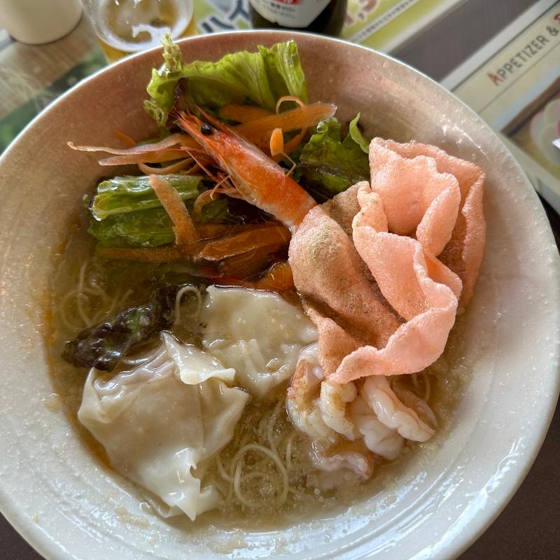 エビ塩ラーメン❓(ノーザンカントリークラブ赤城ゴルフ場 )